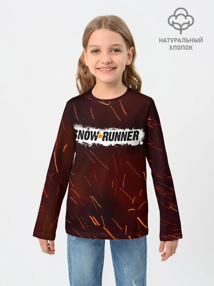 Детский лонгслив / SNOWRUNNER