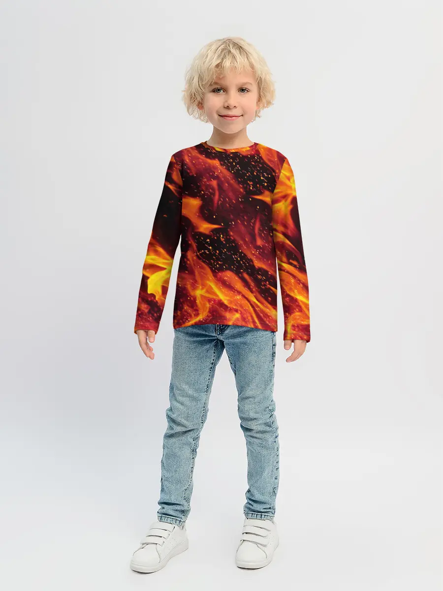 Детский лонгслив / ЯЗЫКИ ПЛАМЕНИ