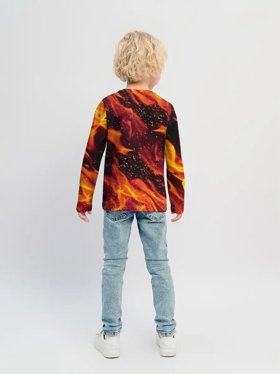 Детский лонгслив / ЯЗЫКИ ПЛАМЕНИ