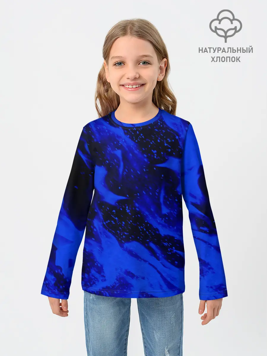 Детский лонгслив / СИНИЙ ОГОНЬ