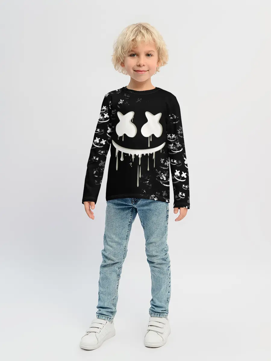 Детский лонгслив / Marshmello