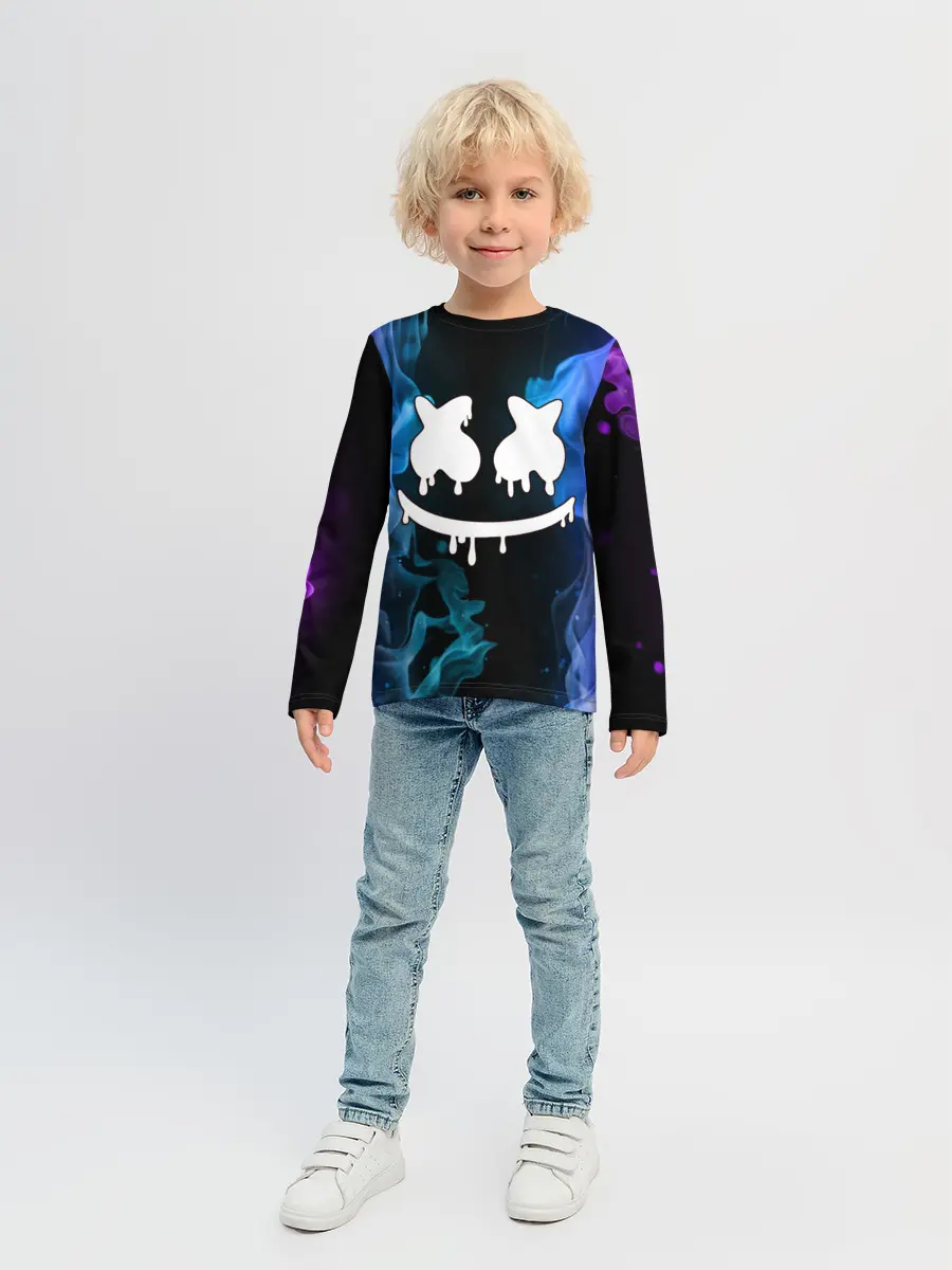 Детский лонгслив / Marshmello