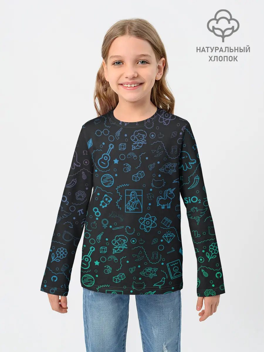 Детский лонгслив / Логотипы