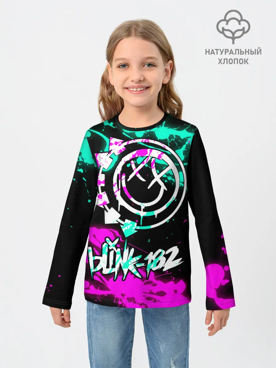 Детский лонгслив / Blink-182