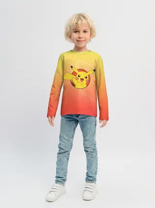Детский лонгслив / Пикачу