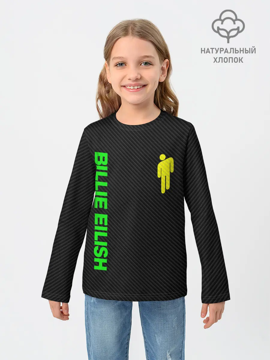 Детский лонгслив / BILLIE EILISH CARBON