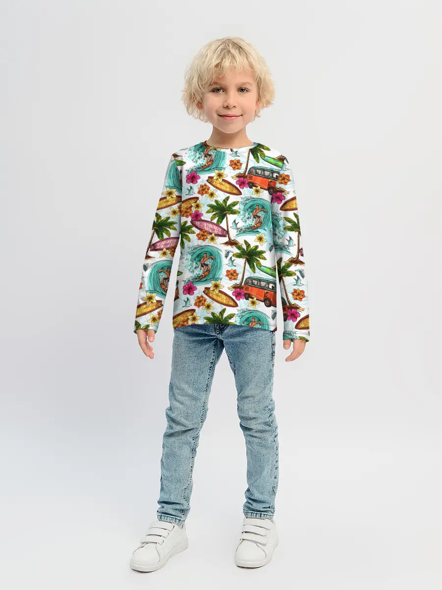 Детский лонгслив / Летнее Настроение