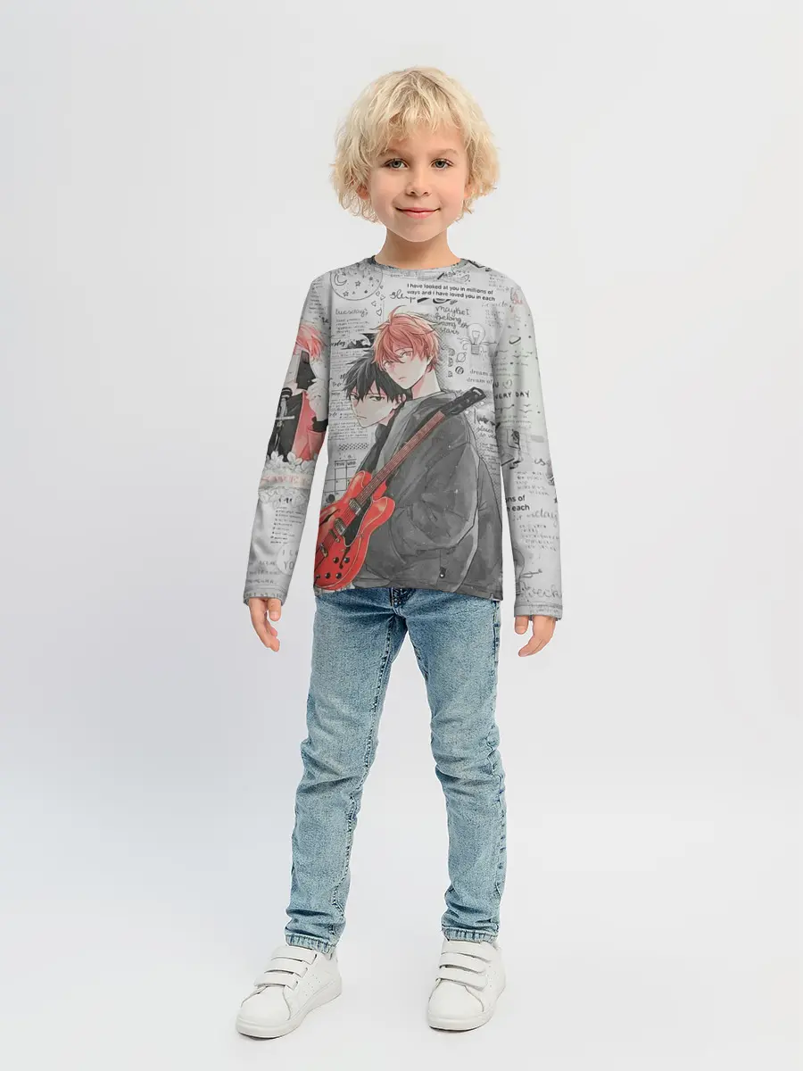 Детский лонгслив / Сато и Рицу