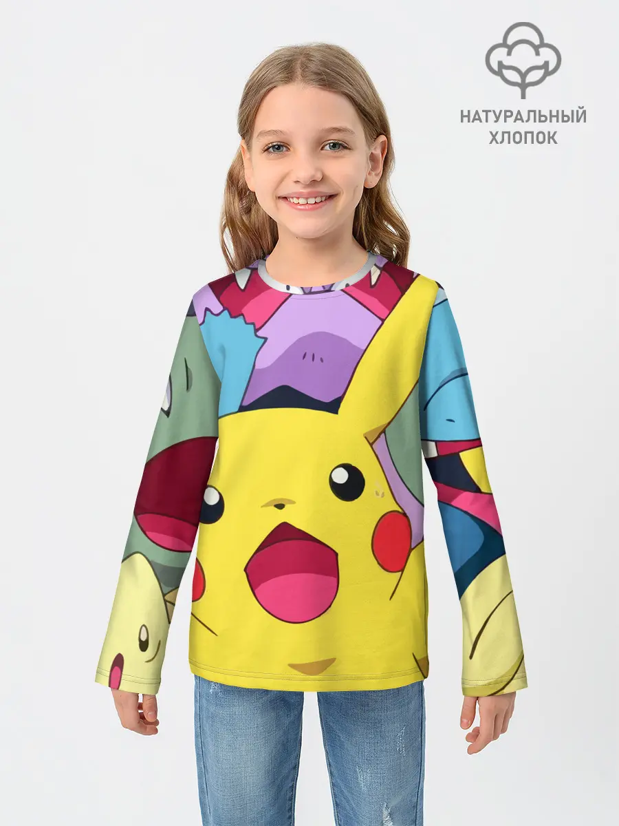 Детский лонгслив / Pokemon bros