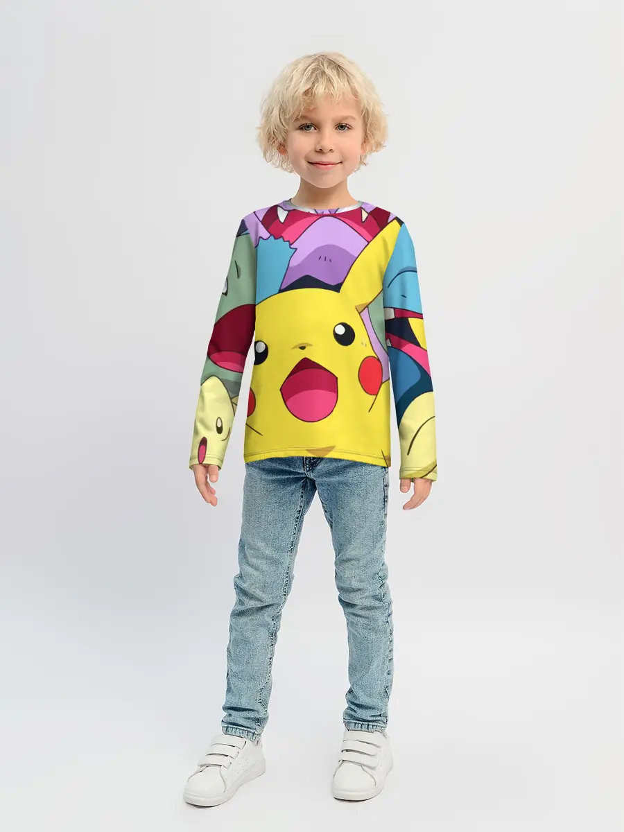 Детский лонгслив / Pokemon bros