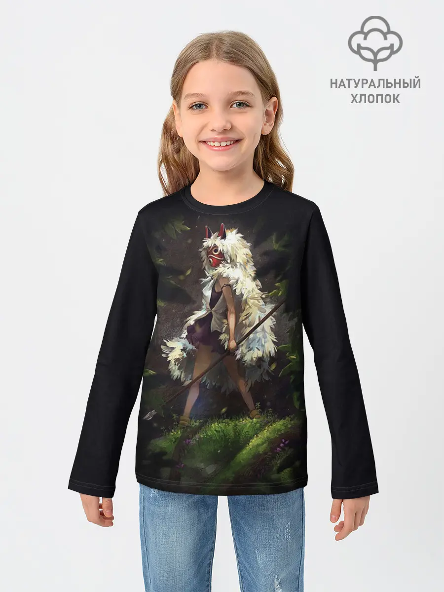 Детский лонгслив / Принцесса Мононоке