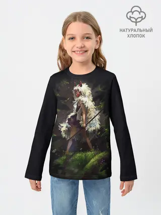 Детский лонгслив / Принцесса Мононоке