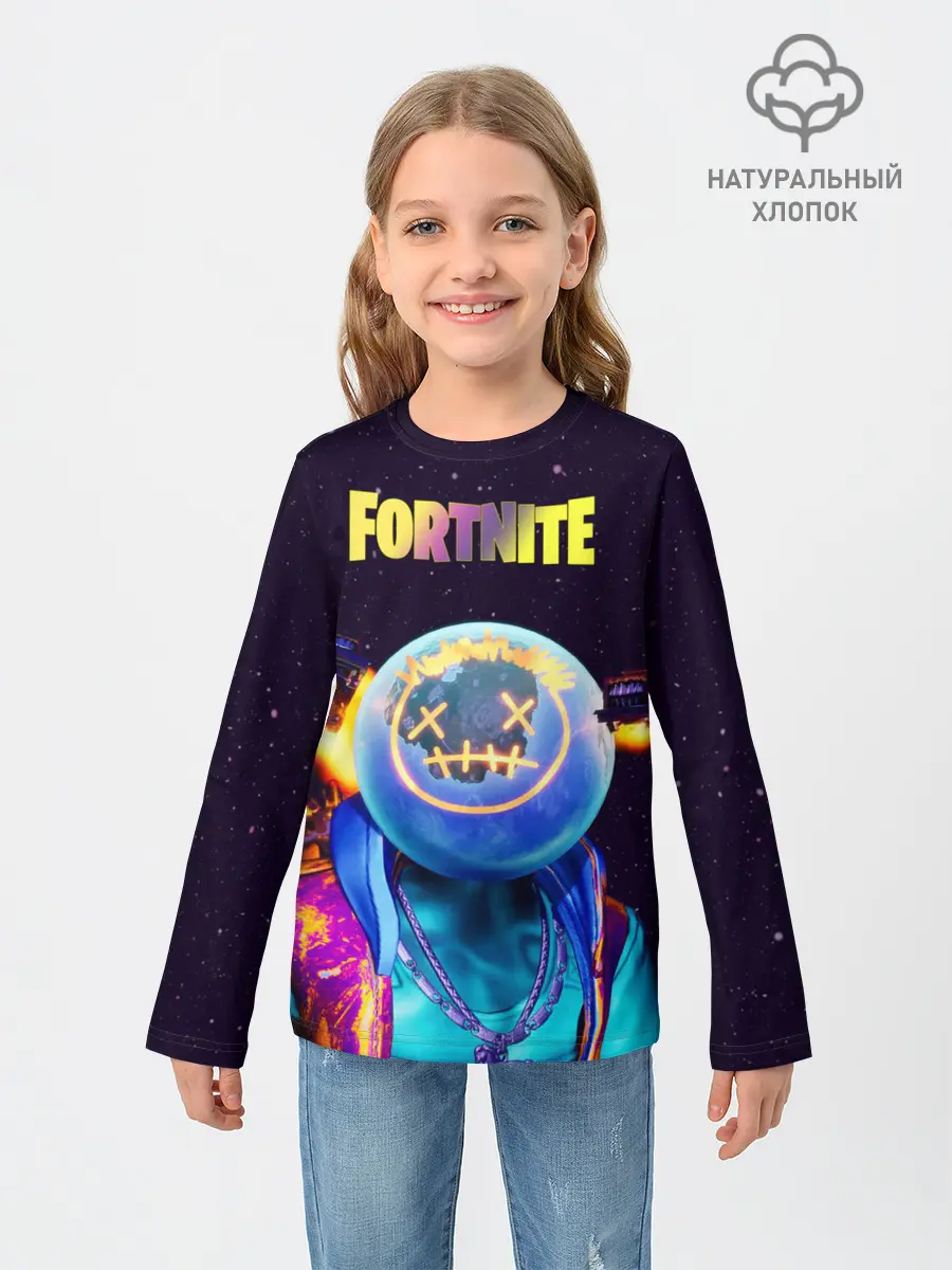 Детский лонгслив / Astro Jack Fortnite