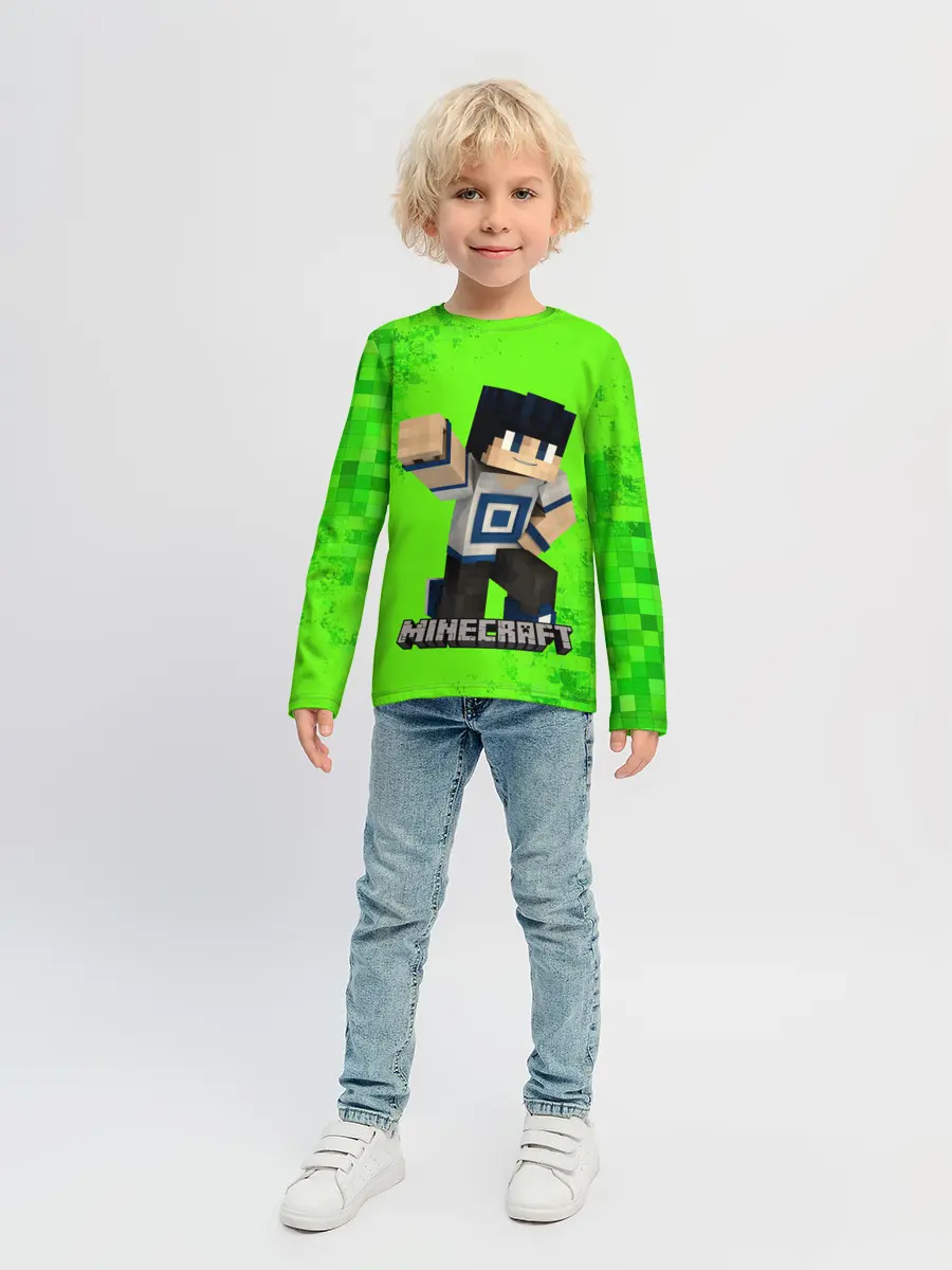 Детский лонгслив / MINECRAFT
