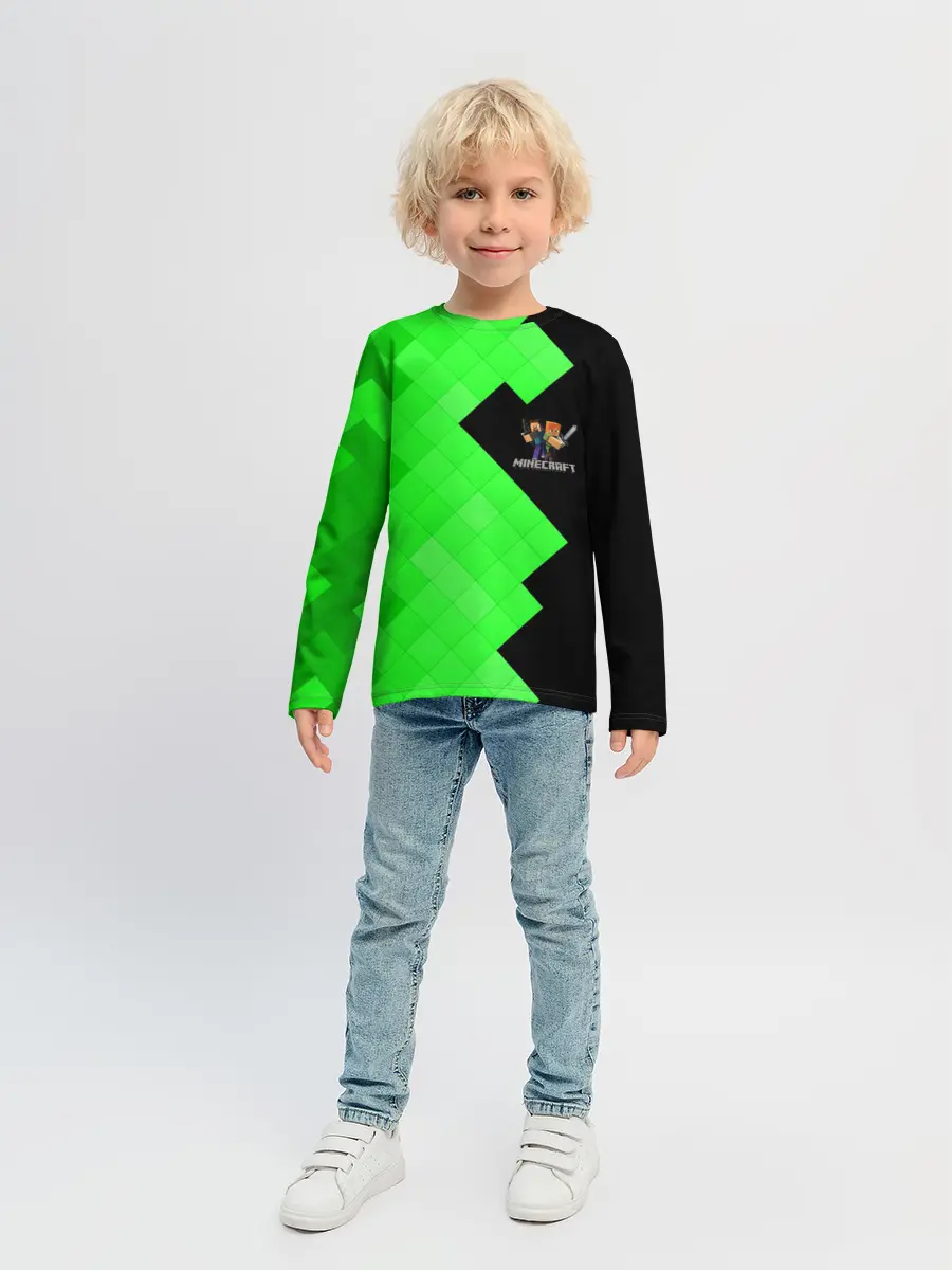 Детский лонгслив / MINECRAFT