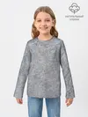 Детский лонгслив / Серый бетон