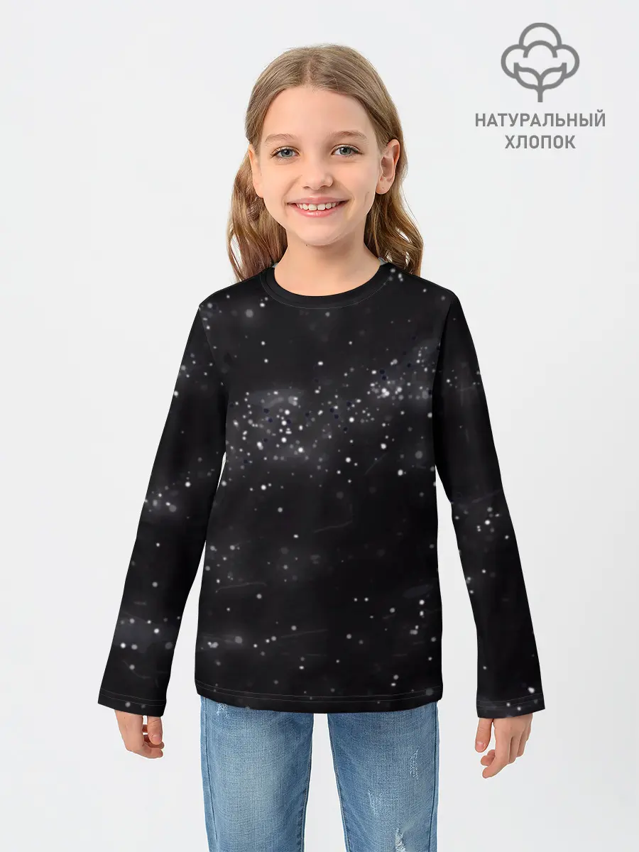 Детский лонгслив / Галактика