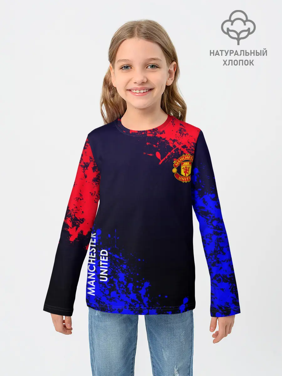 Детский лонгслив / Manchester United