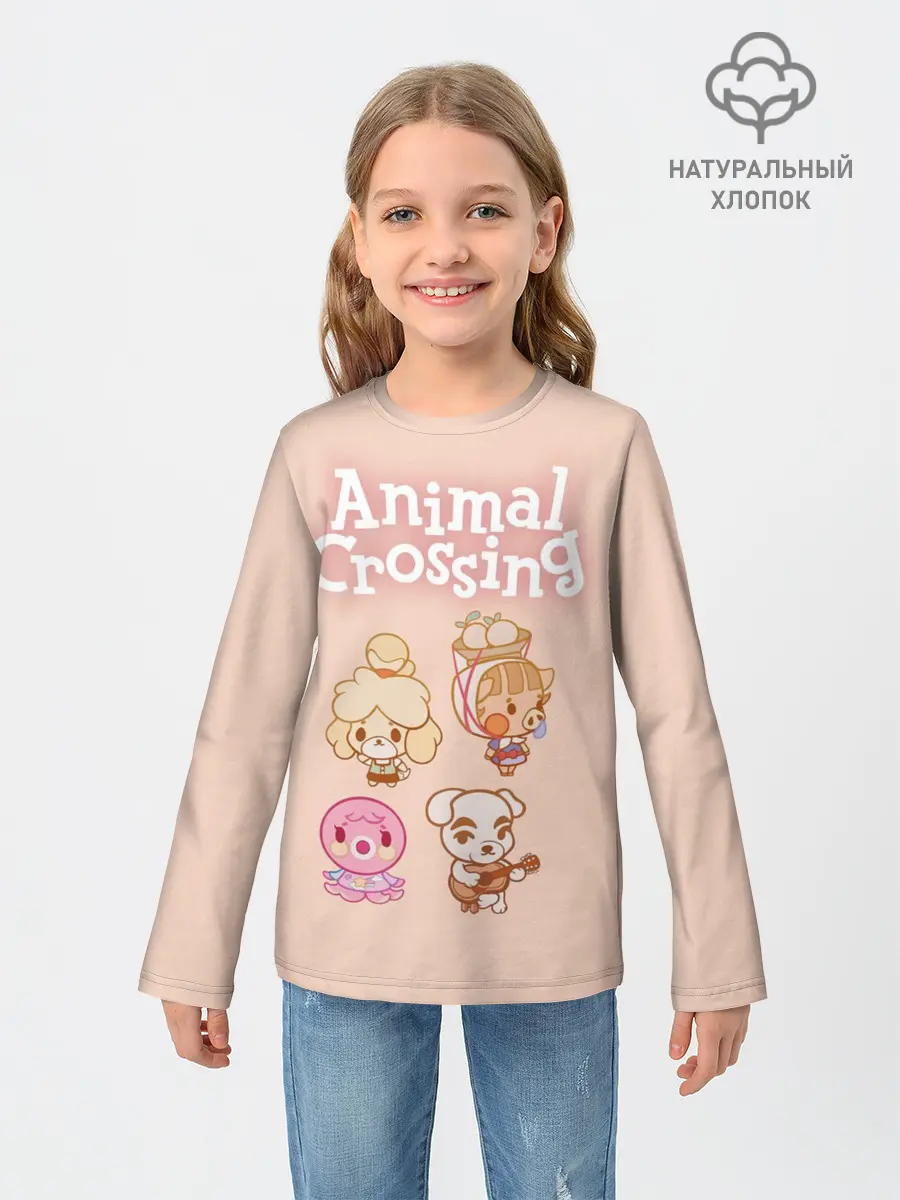 Детский лонгслив / Animal Crossing