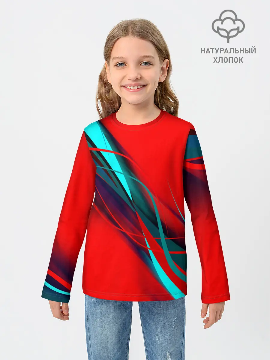 Детский лонгслив / GEOMETRY STRIPES