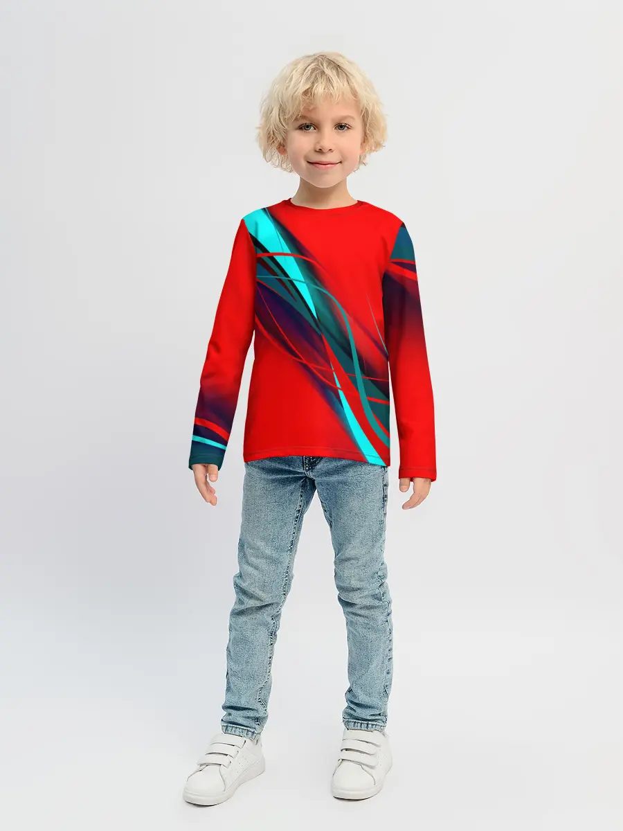 Детский лонгслив / GEOMETRY STRIPES