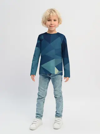 Детский лонгслив / DARK BLUE