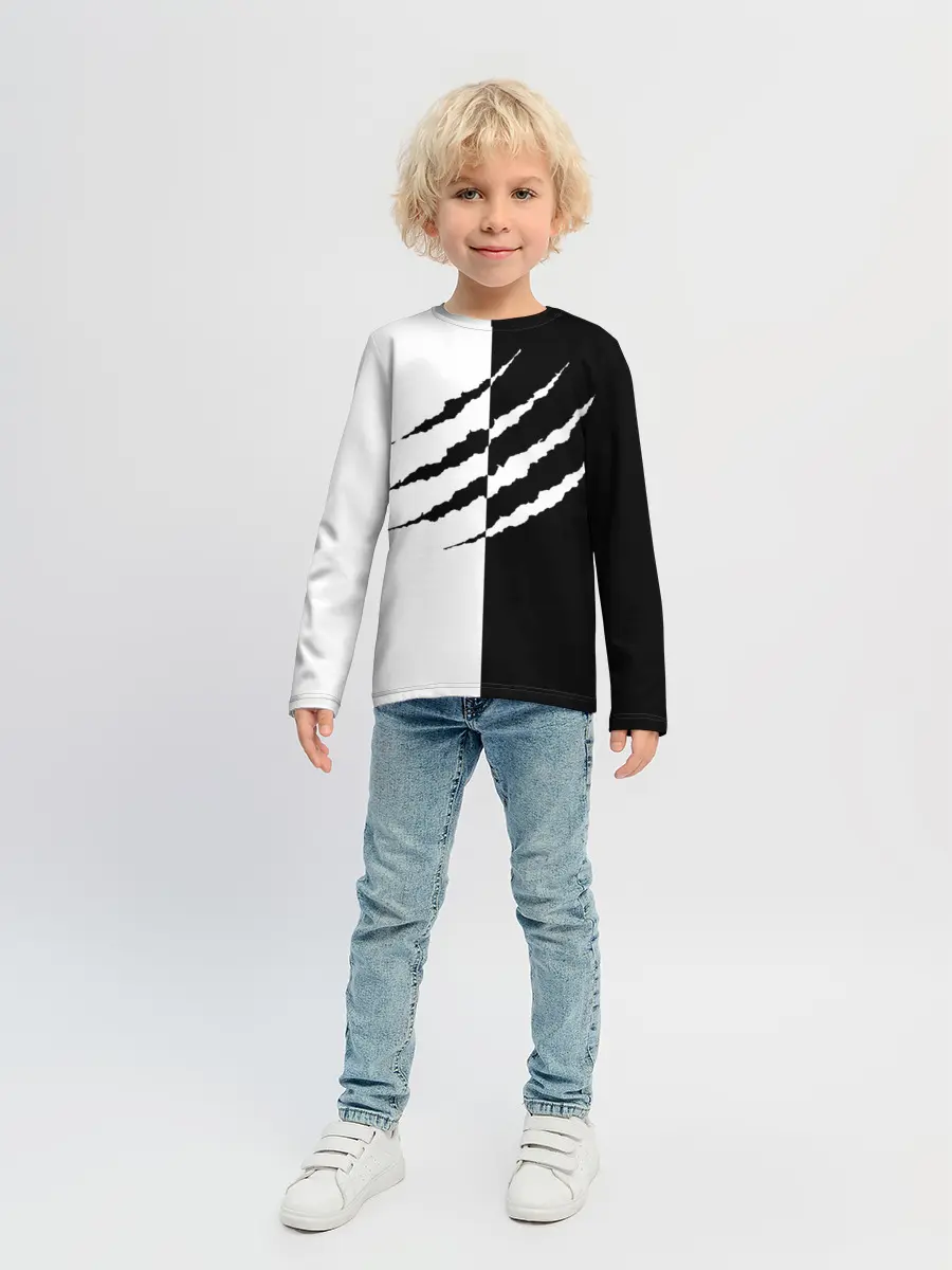 Детский лонгслив / След зверя