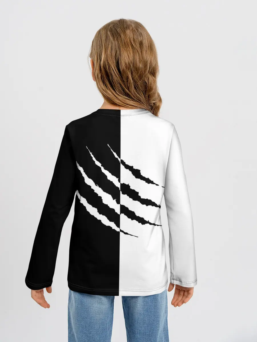 Детский лонгслив / След зверя