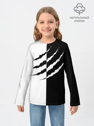 Детский лонгслив / След зверя