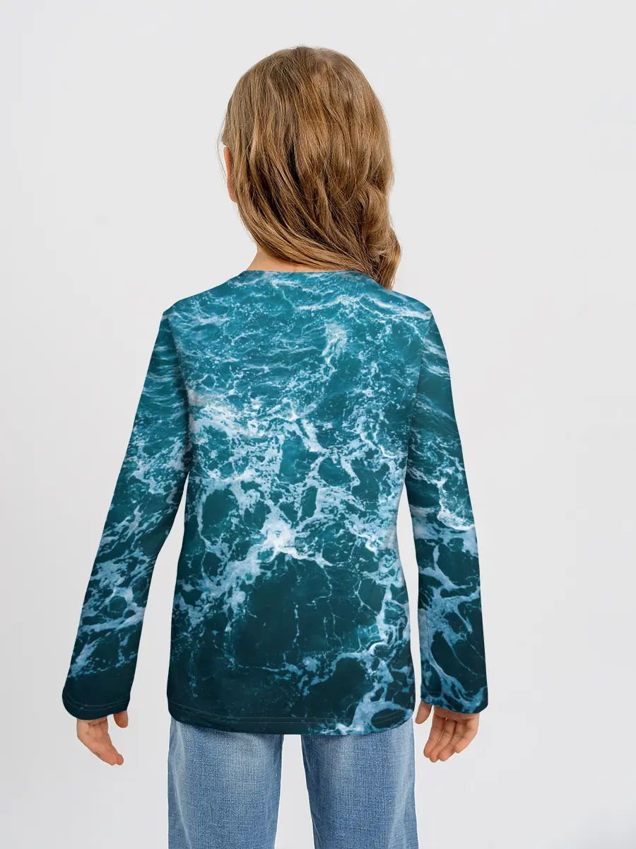 Детский лонгслив / Водная гладь
