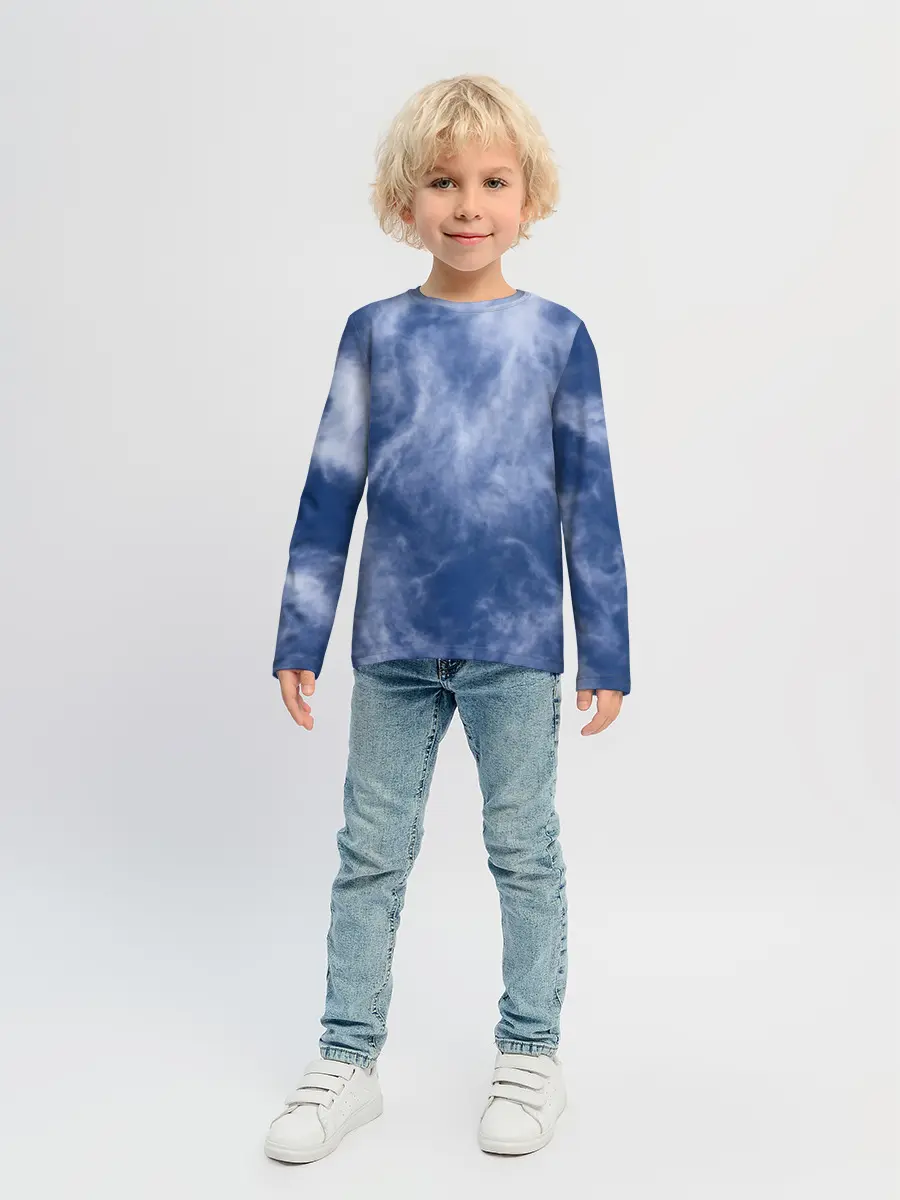Детский лонгслив / Облака в небе