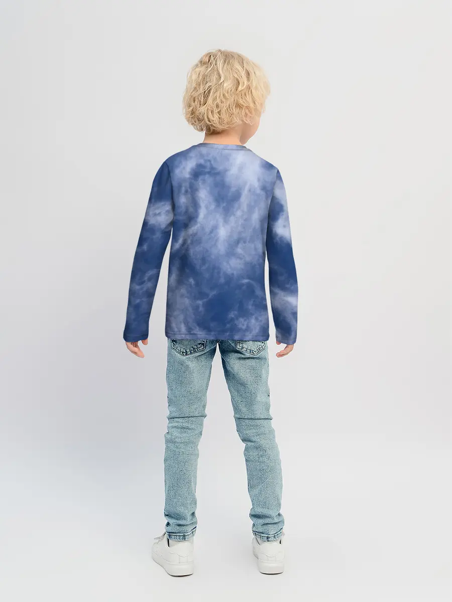 Детский лонгслив / Облака в небе