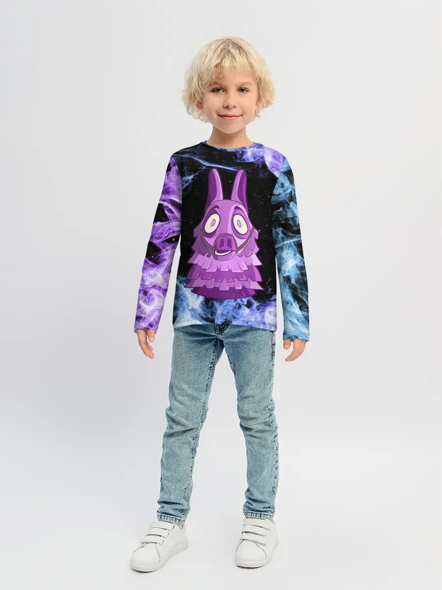 Детский лонгслив / Lama Fortnite