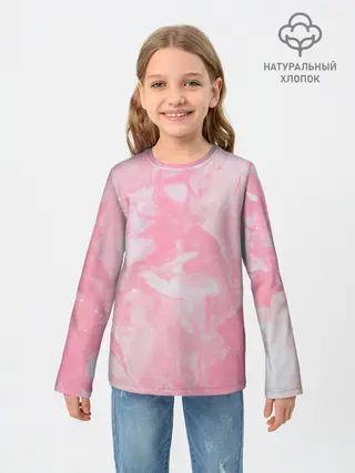 Детский лонгслив / Розовая Богемия