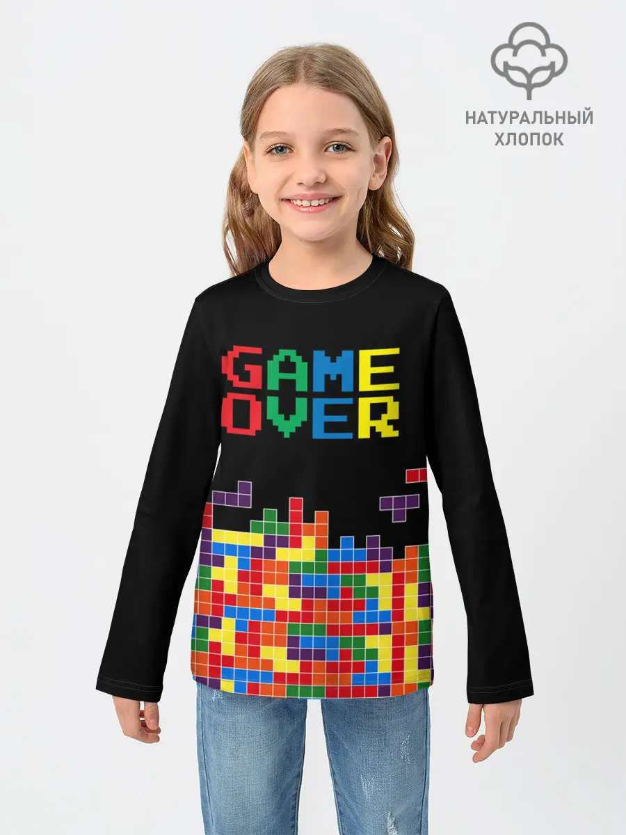 Детский лонгслив / ТЕТРИС