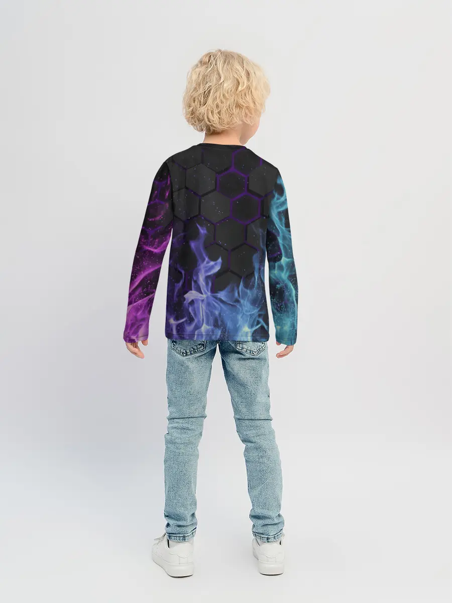 Детский лонгслив / Fire