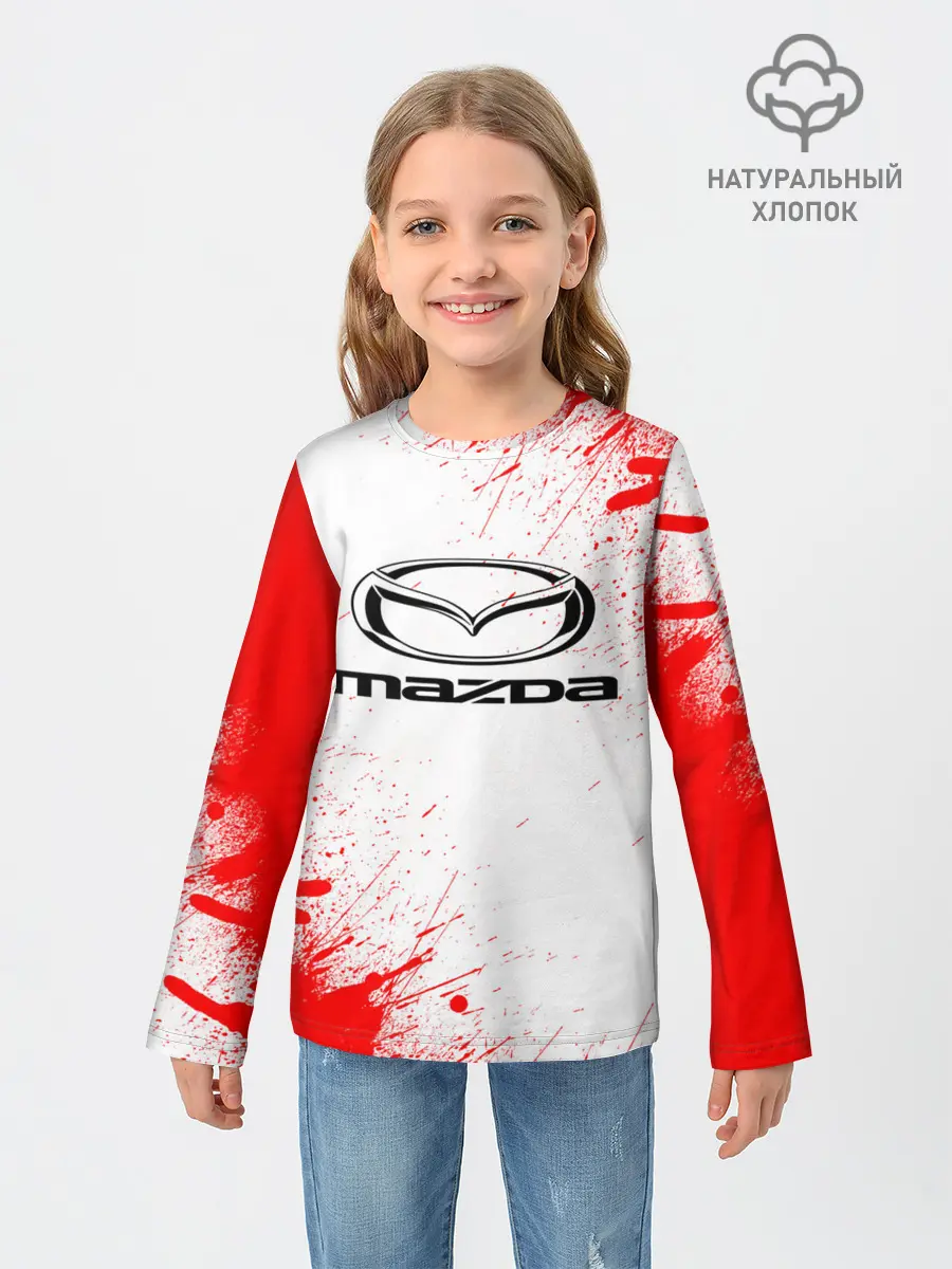 Детский лонгслив / mazda