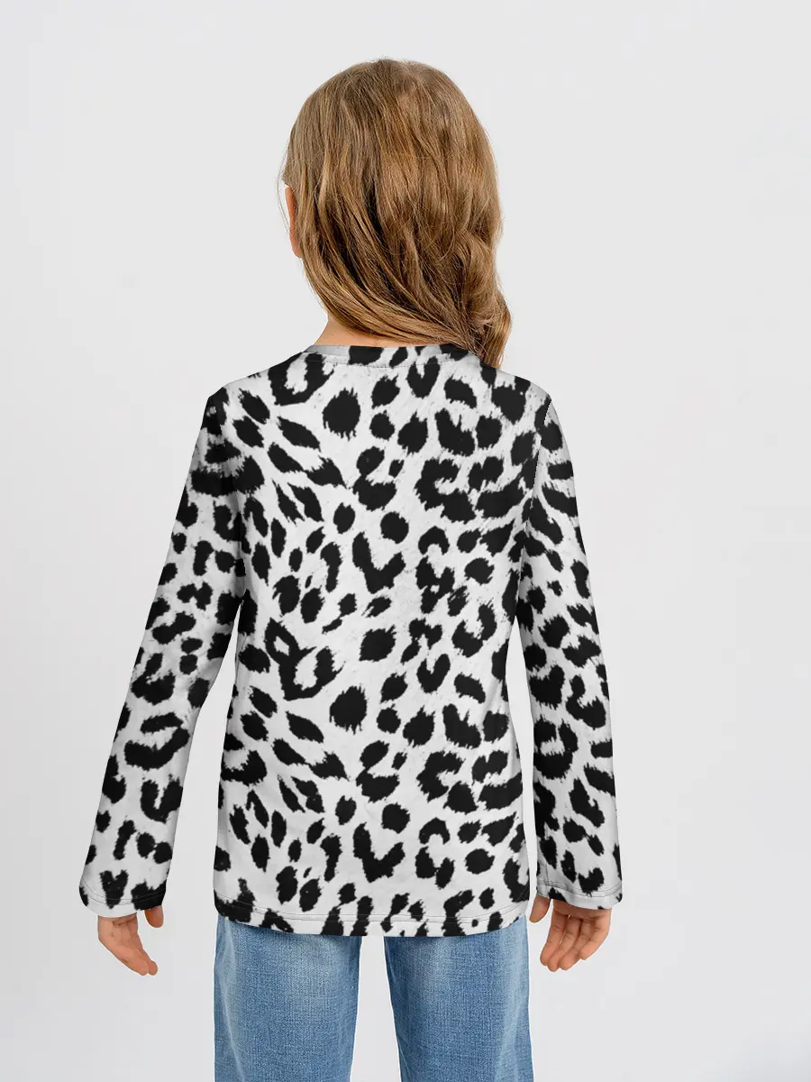 Детский лонгслив / ЯГУАР ТЕКСТУРА