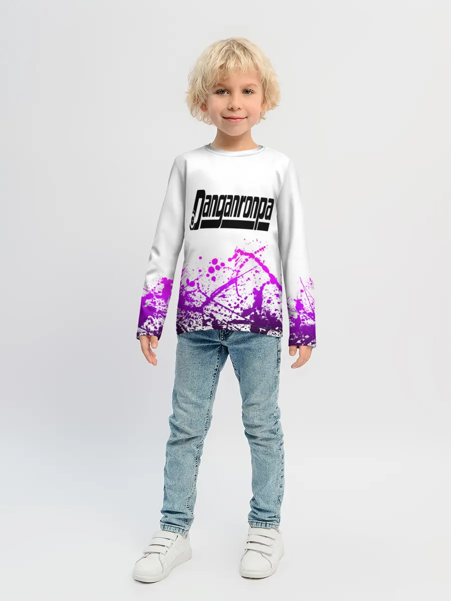 Детский лонгслив / Danganronpa purple
