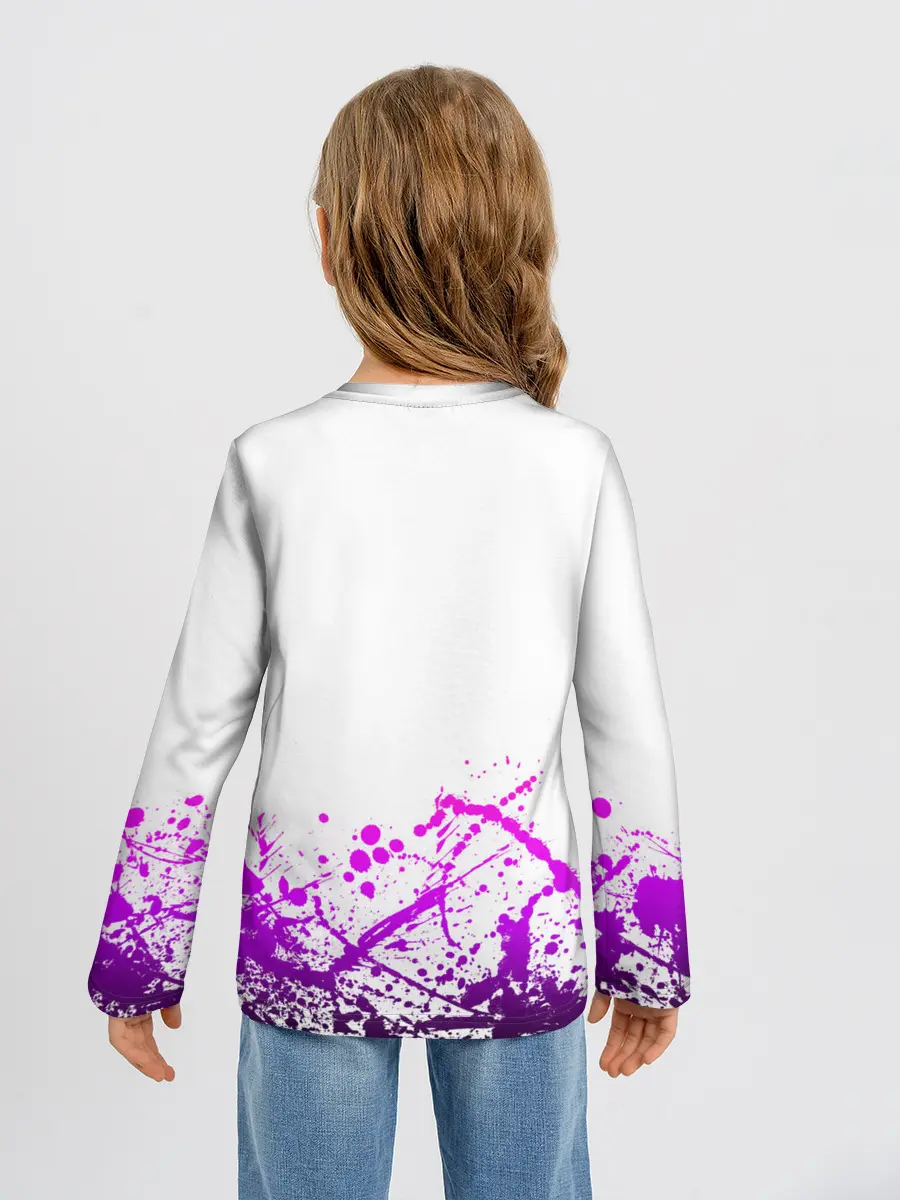 Детский лонгслив / Danganronpa purple