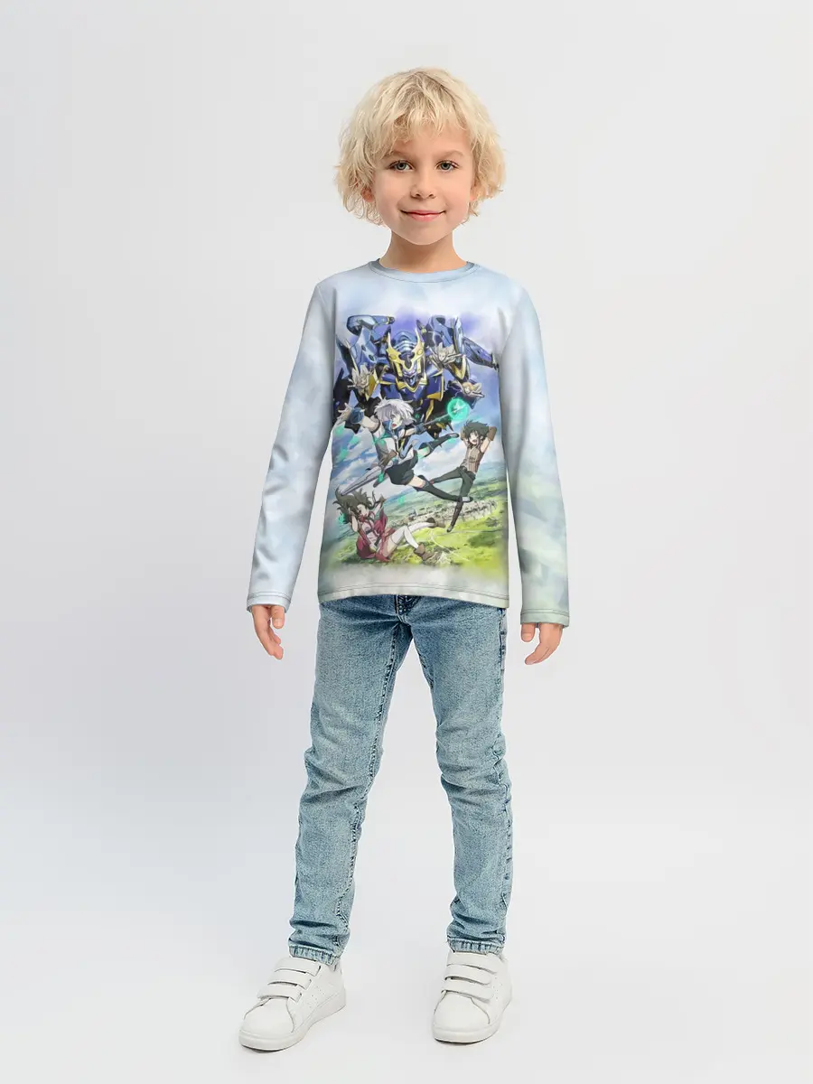 Детский лонгслив / Рыцари и магия