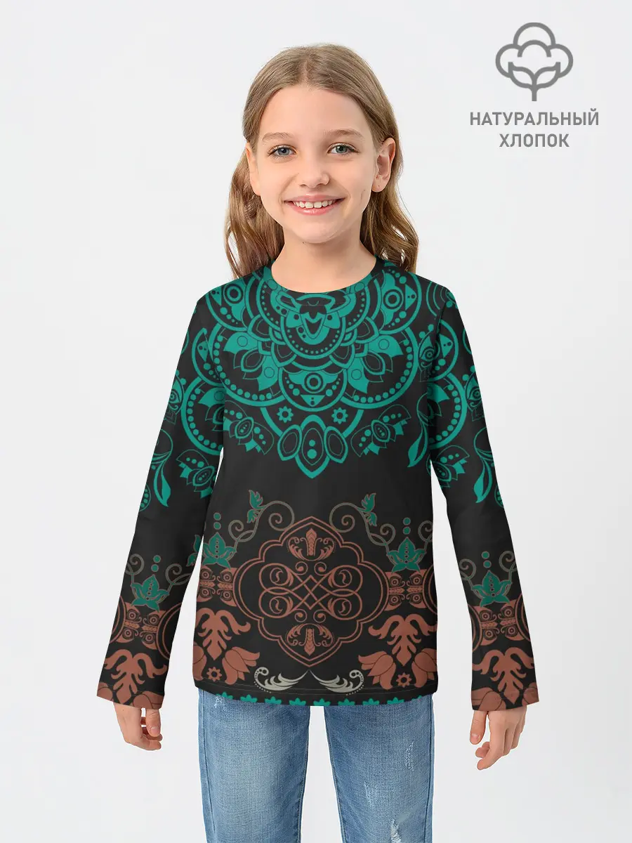 Детский лонгслив / кружево