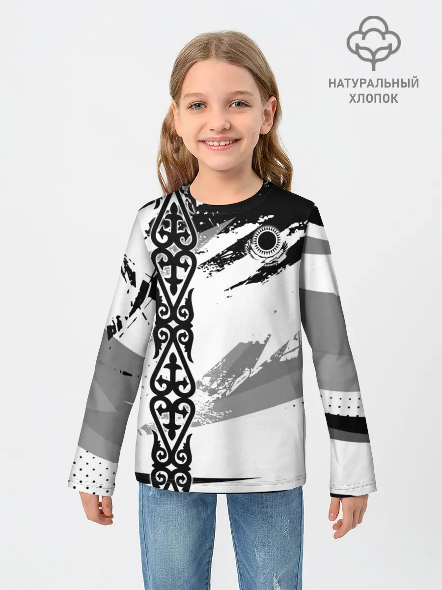 Детский лонгслив / Форма Казахстан