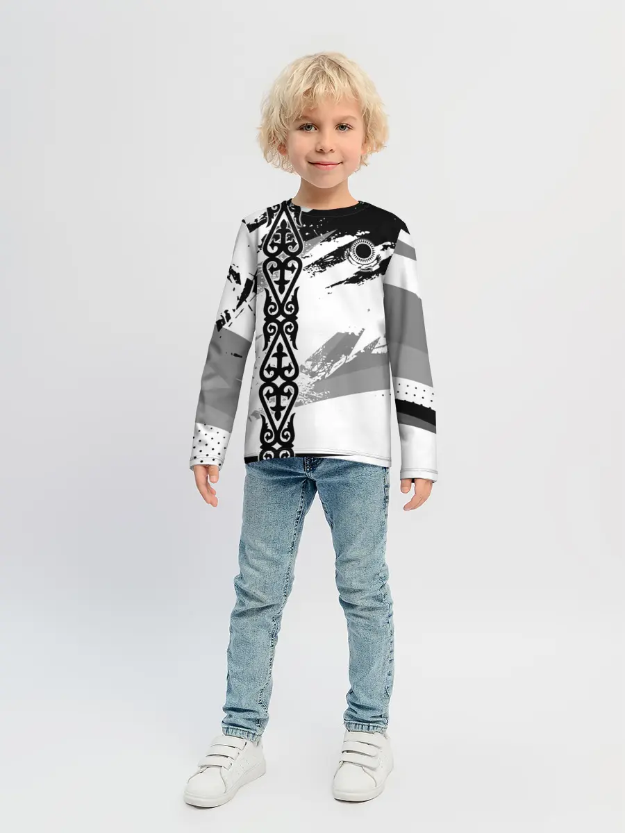 Детский лонгслив / Форма Казахстан
