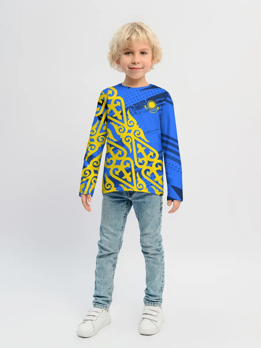 Детский лонгслив / Форма Казахстан