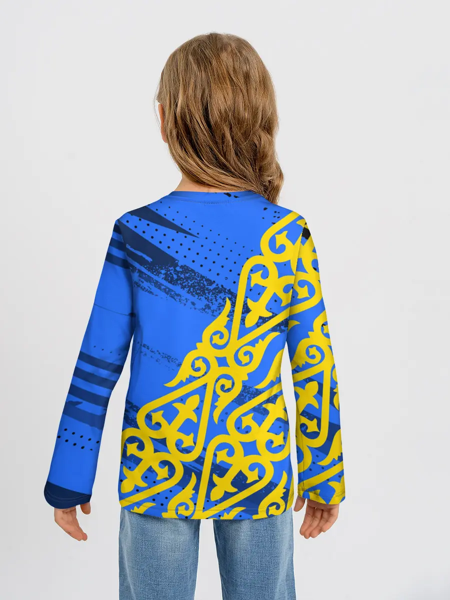 Детский лонгслив / Форма Казахстан