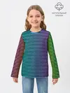 Детский лонгслив / В ЦВЕТНУЮ ПОЛОСКУ