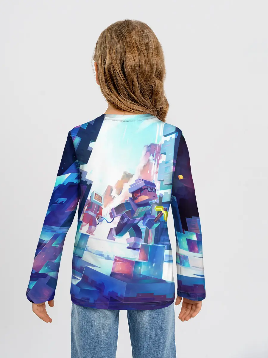 Детский лонгслив / Майнкрафт