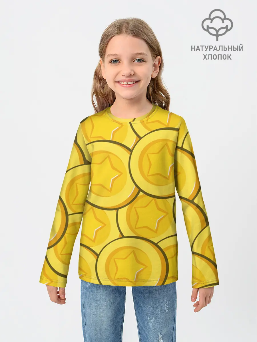 Детский лонгслив / МОНЕТКИ