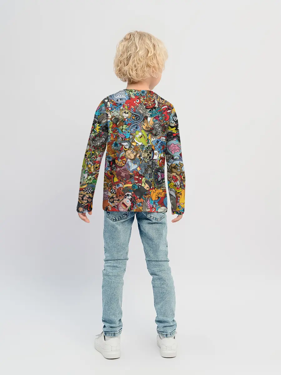 Детский лонгслив / Стикеры